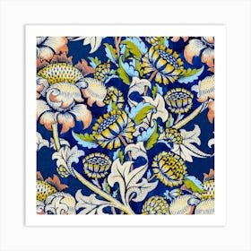 William Morris Floral 2 Art Print