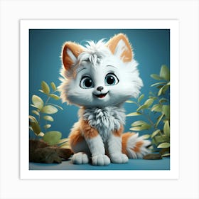 Cute Cat 24 Art Print