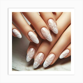 Wedding Nails 1 Art Print