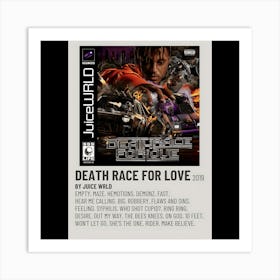 Death Race for Love – Juice WRLD (2019) Art Print