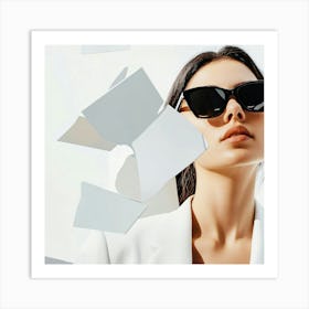 Woman In Sunglasses 9 Art Print