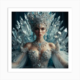 Ice Queen 3 Art Print