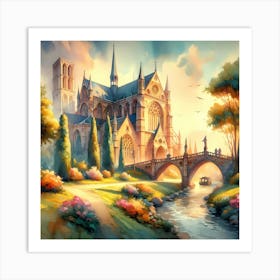 Castle In The Countryside Art Print