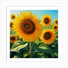 Sunflowers 2 Art Print