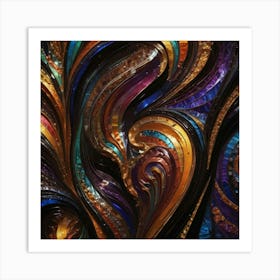 Swirls And Swirls 1 Art Print