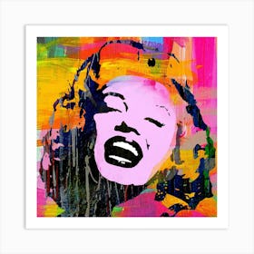 Marilyn Monroe Square Art Print