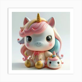 Unicorn Toy 7 Art Print