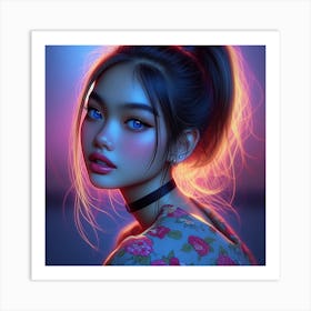 Asian Girl 1 Art Print