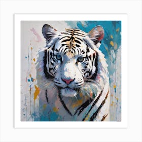 White Tiger 1 Art Print