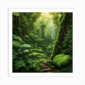 Forest Path Art Print