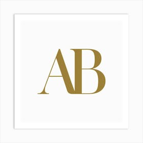 Ab Logo 5 Art Print