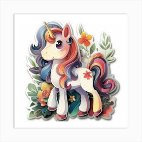 Unicorn 512 Art Print