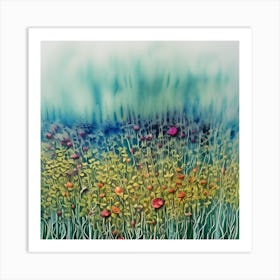 Painted Foliage Art Print