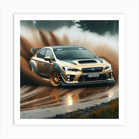 Subaru Wrx Art Print