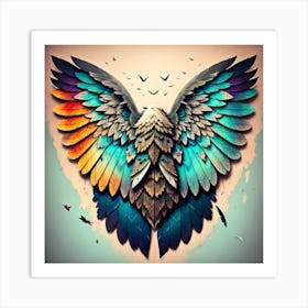 Eagle Painting Art Print