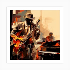 Jazz Musician 52 Art Print