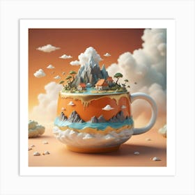 3d Mug Art Print