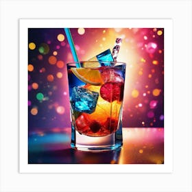 Colorful Drink 2 Art Print