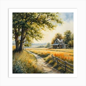 Country House Art Print