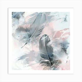 Feathers Canvas Print Art Print