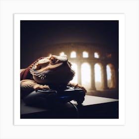 Bearded Dragon Art Print