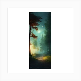 Twilight Forest Art Print