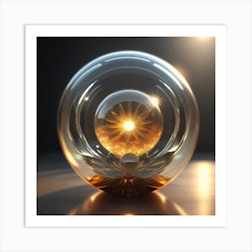 Sphere Of Light Art Print