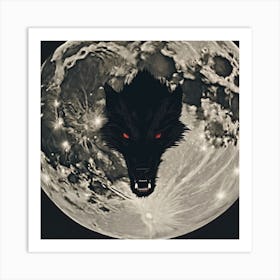 Wolf Moon Art Print
