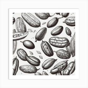 Cocoa Beans 3 Art Print