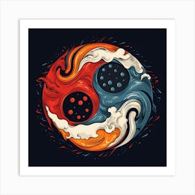 Yin Yang 14 Art Print