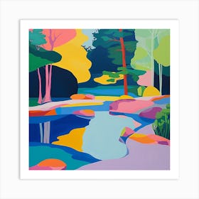 Abstract Park Collection Ditan Park Beijing 4 Art Print