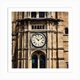 Clock Tower - Clock Stock Videos & Royalty-Free Footage Art Print