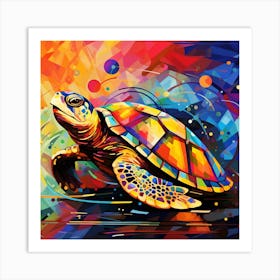 Turtle Painting 10 Art Print