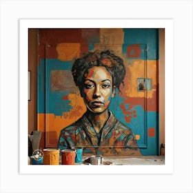 Portrait Of A Woman 1 Art Print