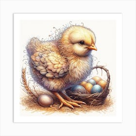 Chick Art Print