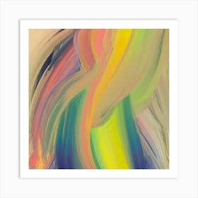 Rainbow Hair Art Print