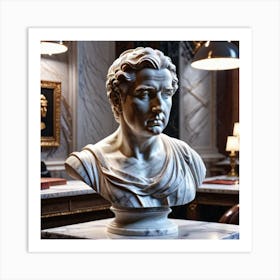 Bust Of Henry Vii Art Print