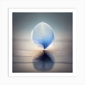 White Feather Art Print