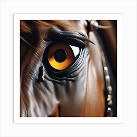 Eye Of A Horse 32 Art Print