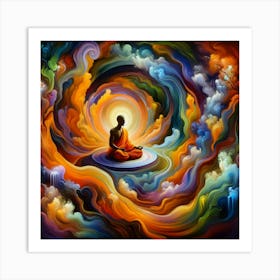 Buddha Meditation Art Print