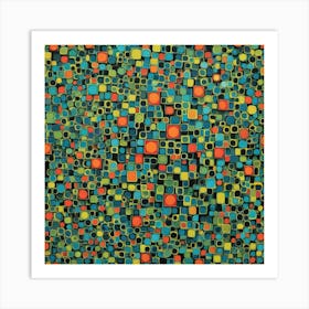 Squares 1 Art Print