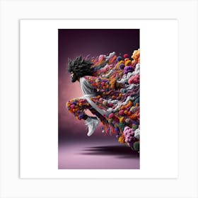 Psychedelic flow 7 Art Print