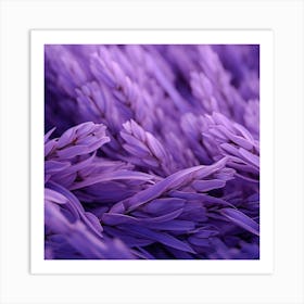 Lavender Flowers 9 Art Print