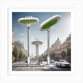 Imagine A Future Where The Air We Breathe Is Clean And Fresh, Thanks To A Revolutionary Technology That Can Remove Pollutants And Toxins From The Atmosphere Art Print