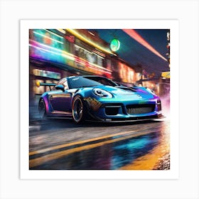 Need For Speed Gt Art Print