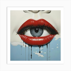 'The Kiss' Art Print