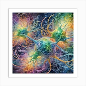 Neuron Painting 4 Art Print