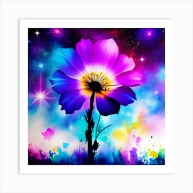 Flower In The Sky 1 Art Print