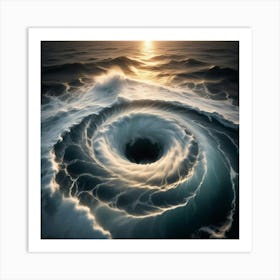 Black Hole Art Print