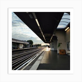 London Train Station Art Print
